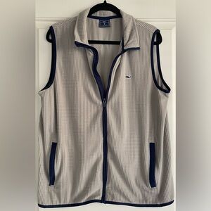 Vineyard Vines Gray and Blue Men's Vest